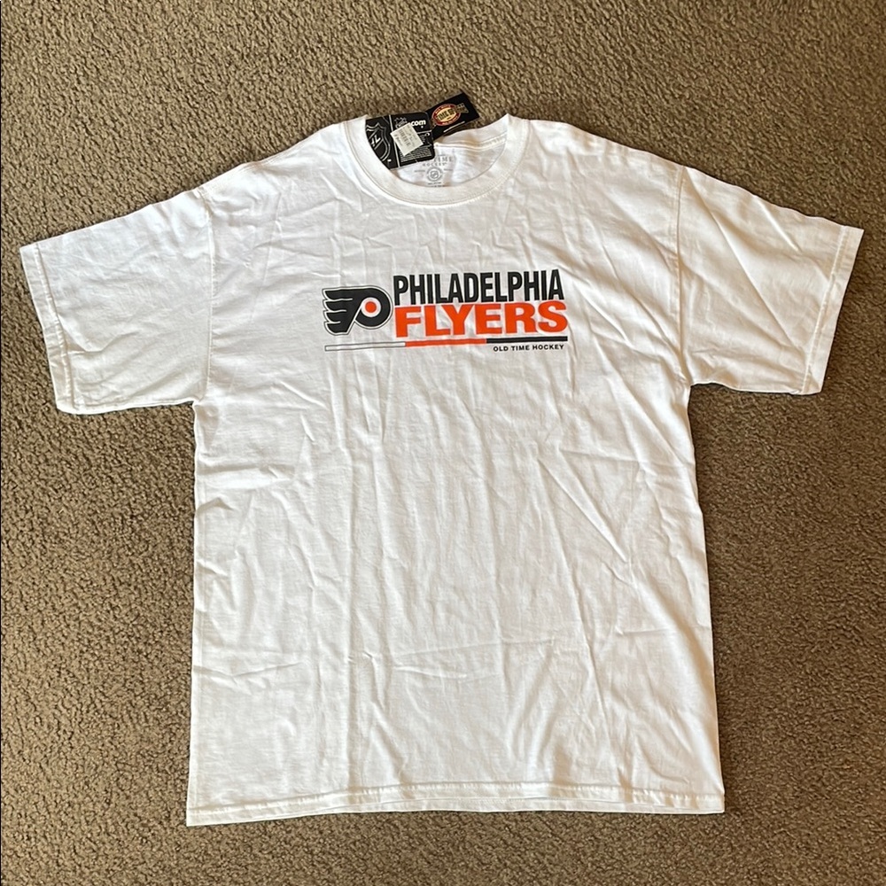 White Philadelphia Flyers Short Sleeve Tee